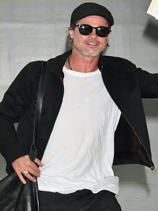 Brad Pitt Black Jacket