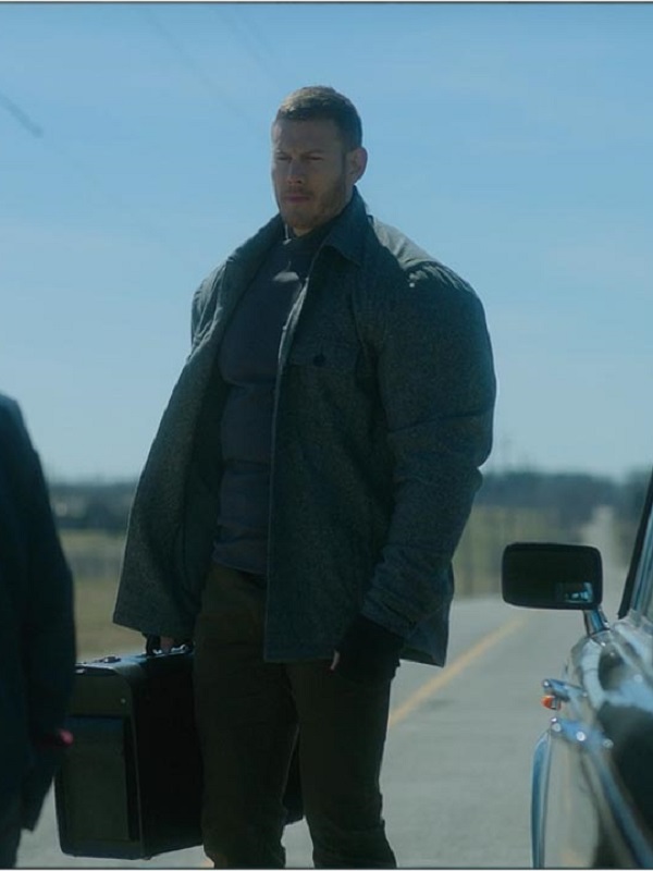 inden for Nathaniel Ward emulering The Umbrella Academy Luther Hargreeves Tom Hopper Gray Jacket
