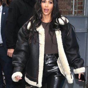 Kim Kardashian Shearling Jacket